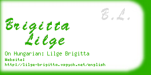 brigitta lilge business card